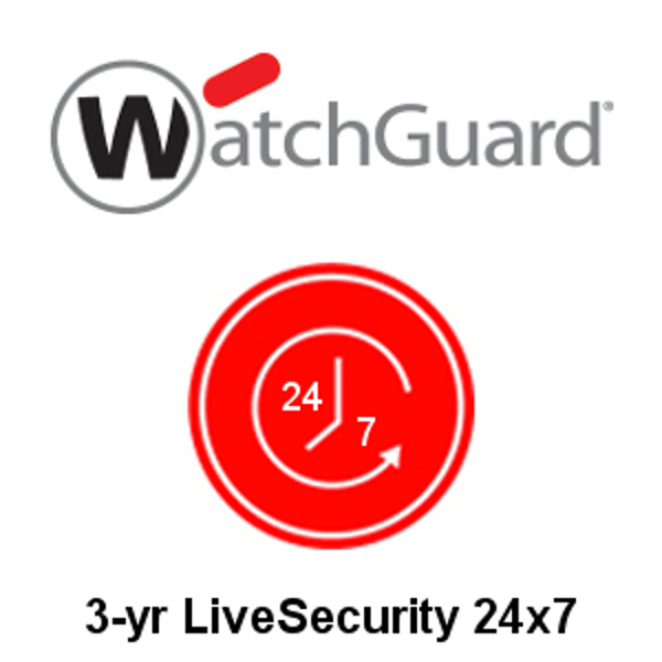 Picture of WatchGuard XTM 25-W LiveSecurity 24x7 Upgrade 3-yr