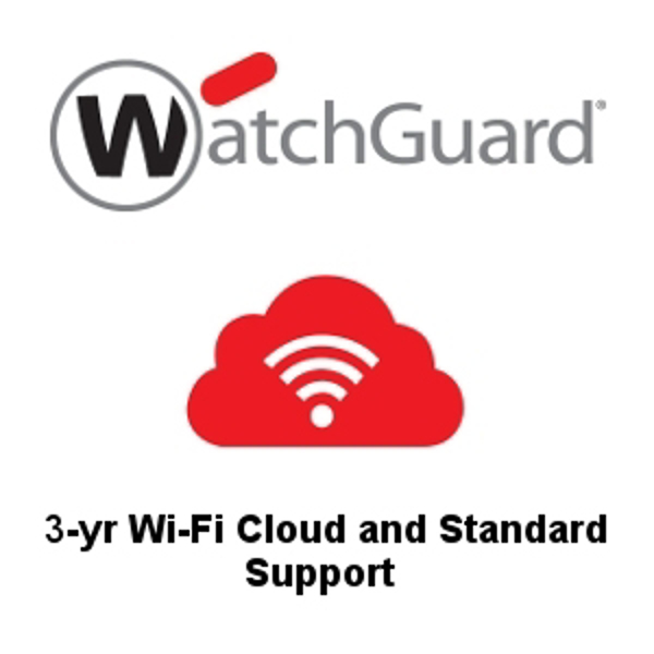 Picture of WatchGuard 3-yr Wi-Fi Cloud Subscription and Standard Support Renewal