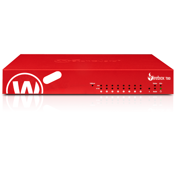 Picture of WatchGuard Firebox T80 with 1-yr Basic Security Suite