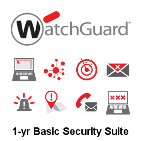 Picture of WatchGuard Basic Security Suite Renewal 1-yr for Firebox T20