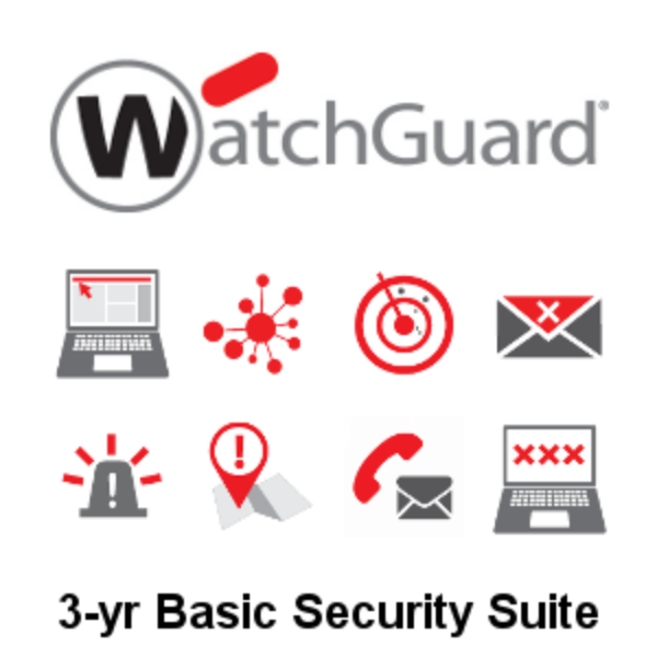 Picture of WatchGuard Basic Security Suite Renewal 3-yr for Firebox T85